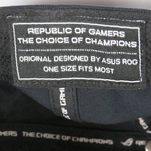 Republic of Gamers* The Choice of Champions Double 8 Peg Snap Back Cap/Hat~ NWOT - Picture 5 of 11